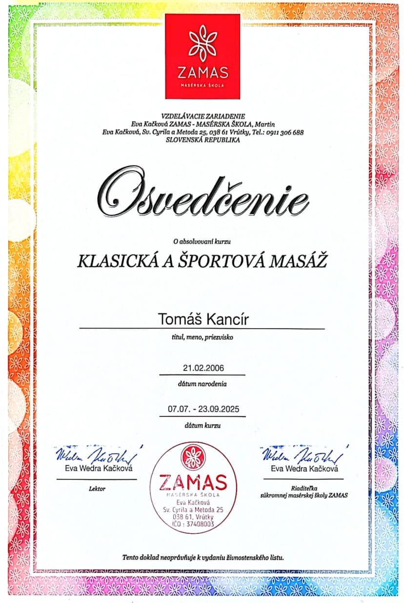 Certifikát 3